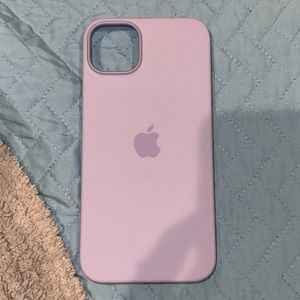 iPhone 14 Plus Apple lavender silicone case